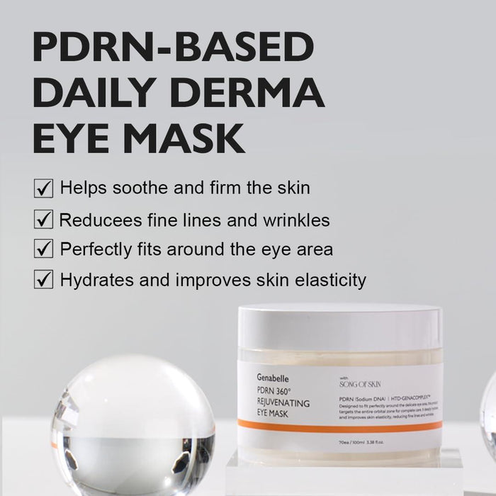Genabelle PDRN 360° Rejuvenating Eye Mask 70 pcs
