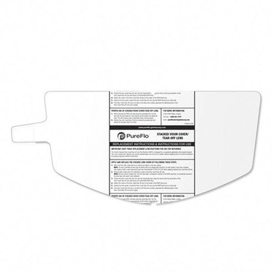 Gentex PureFlo PAPR Peel-off Visor Protectors