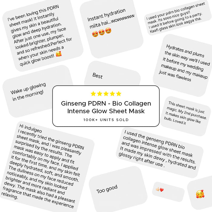 Ginseng PDRN - Bio Collagen Intense Glow Sheet Mask