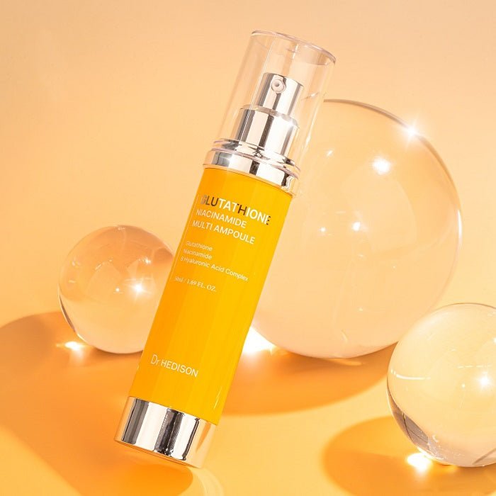 GLUTATHIONE NIACINAMIDE MULTI AMPOULE - Ser Avansat Multifunctional Anti - Aging Si Iluminator - skinseen.ro