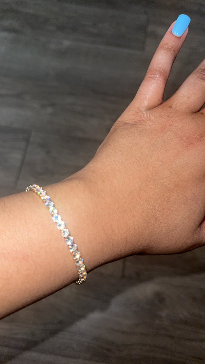 Gold Tennis Bracelet