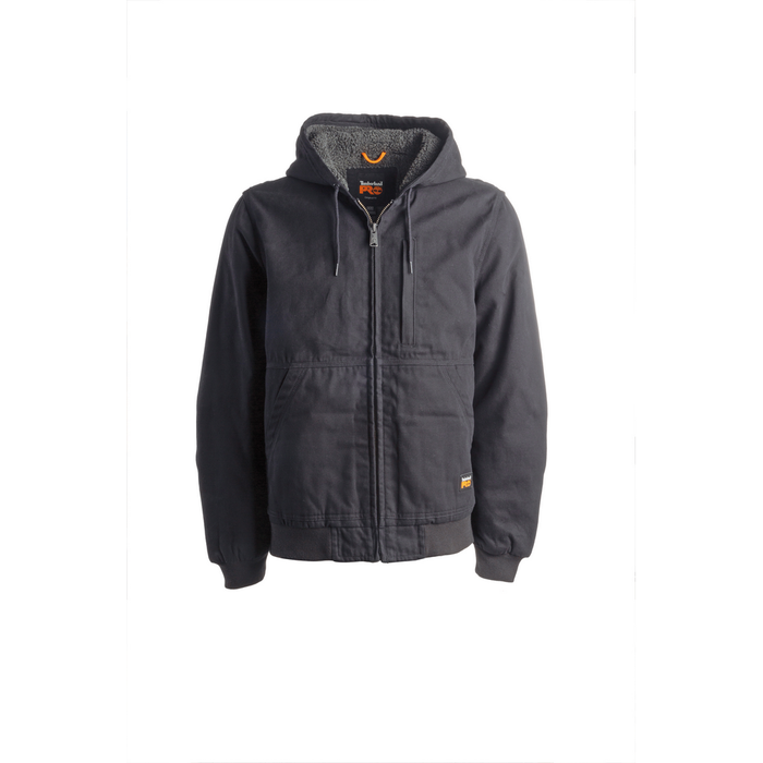 GRITMAN CANVAS LINED HOODED JACKET - 015-Jet Black | Timberland PRO TB0A1VB4