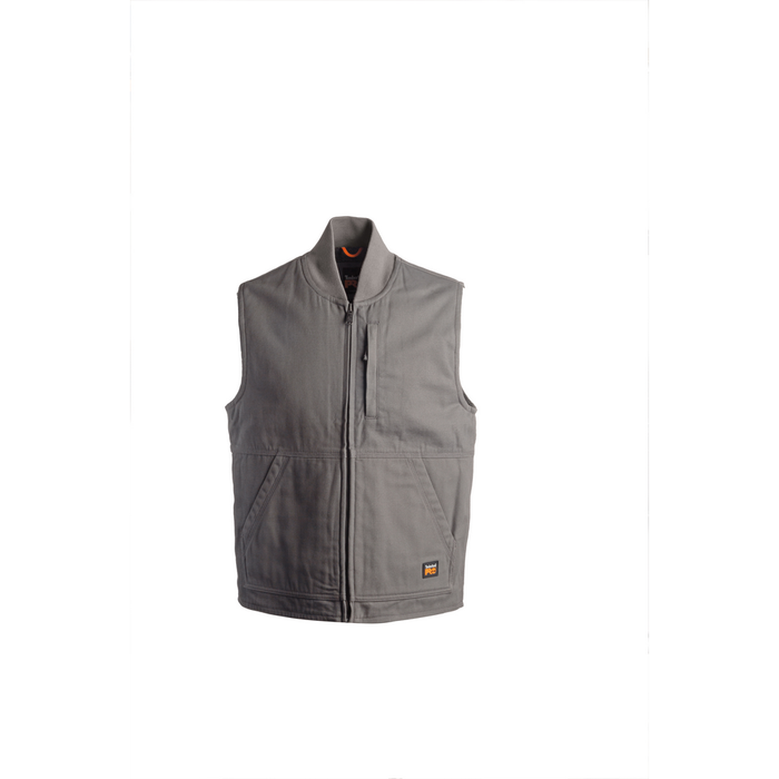GRITMAN LINED CANVAS VEST - 060-Pewter | Timberland PRO TB0A1VBF