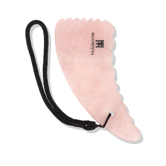 Gua Sha Corps en Quartz Rose