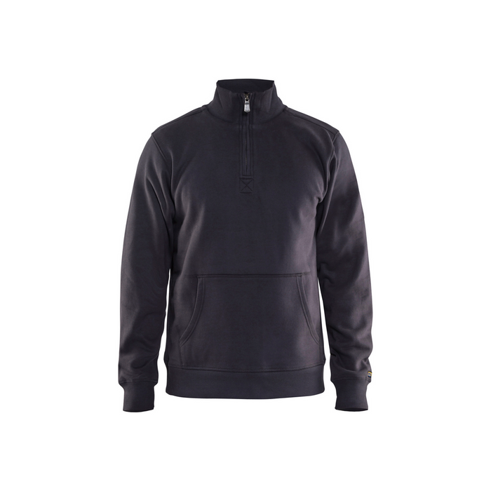 HALF ZIP SWEATSHIRT - 9700-Dark Grey | Blaklader 36551060