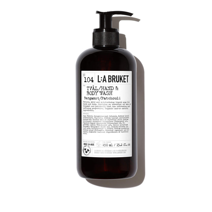 #seo : hand & body wash nettoyant bergamote patchouli 104 L:a Bruket