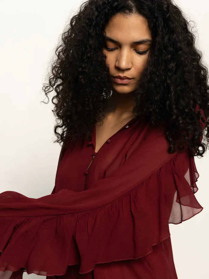Harmony Crimson Blouse