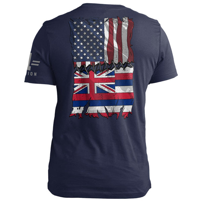 Hawaii Stitch Flag USA