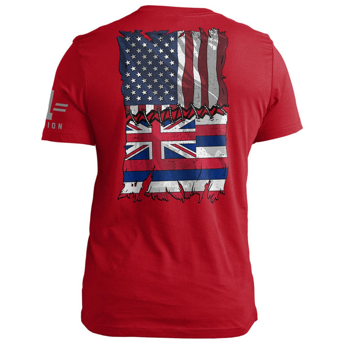Hawaii Stitch Flag USA