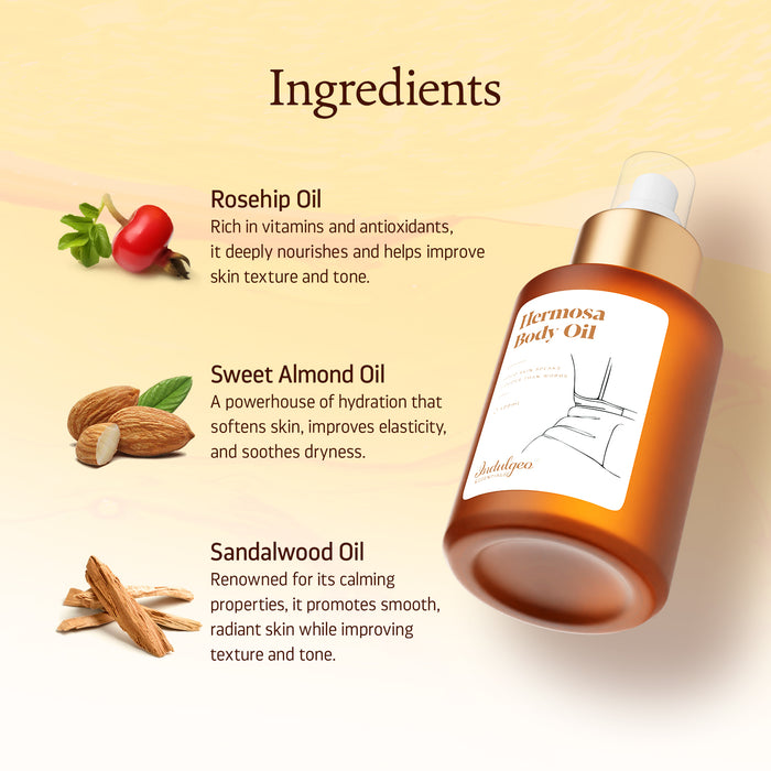 Hermosa Body Oil | Deep Nourishment for Glowing Skin
