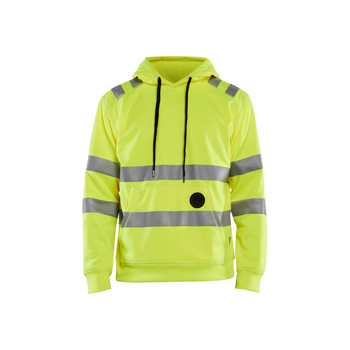 HI-VIS HOODED SWEATSHIRT - 3300-Hi-Vis Yellow | Blaklader 34422528