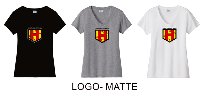 Hitstreak Gold Ladies Short Sleeve Mom Tee- Matte or Glitter