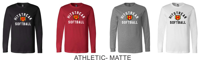 Hitstreak Unisex Long Sleeve Tee-Matte or Glitter