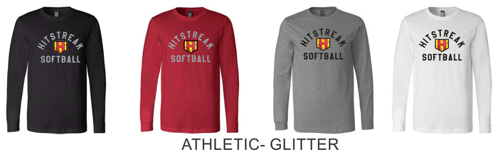 Hitstreak Unisex Long Sleeve Tee-Matte or Glitter