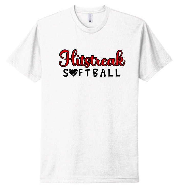 Hitstreak Unisex SOFTBALL Tee- matte and glitter