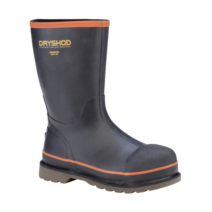 HOGWASH WITH WIXIT STEEL TOE BOOT - RD-Black &amp; Red | Dryshod HGSTMMRD