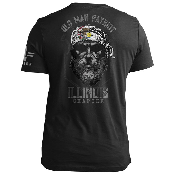 Illinois Old Man Patriot