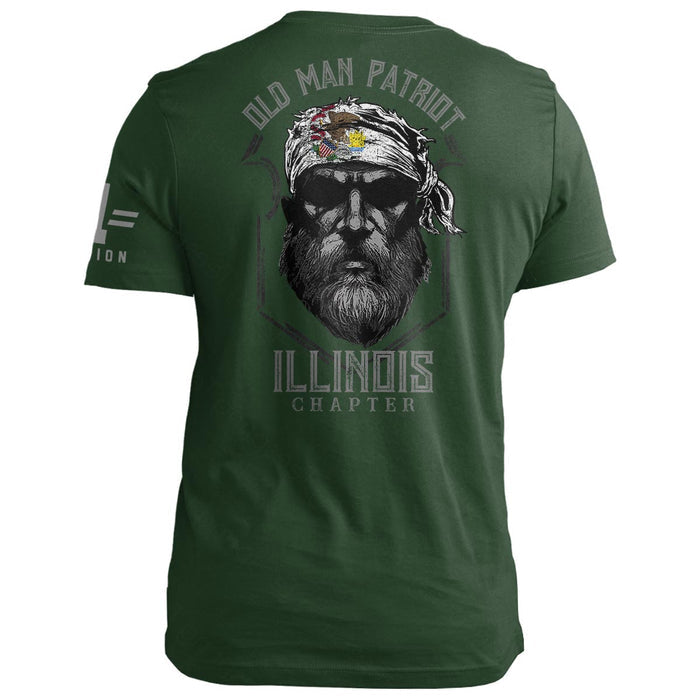Illinois Old Man Patriot