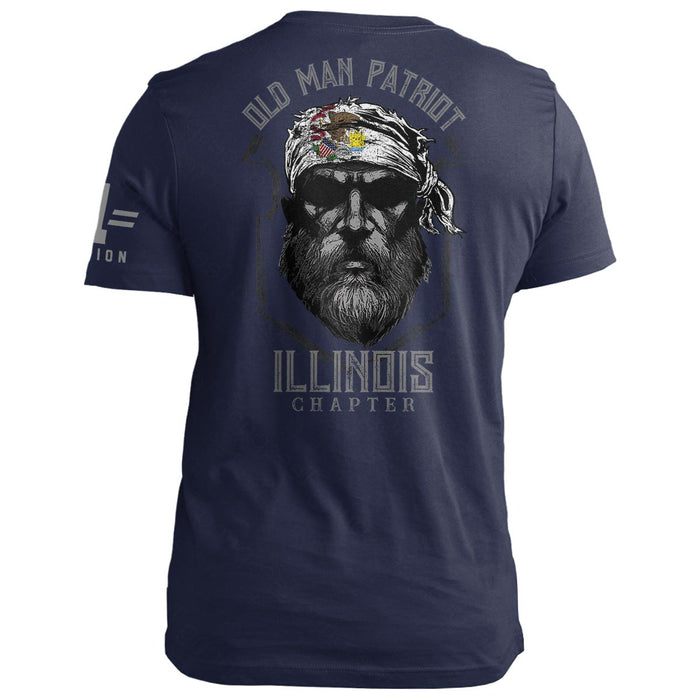 Illinois Old Man Patriot