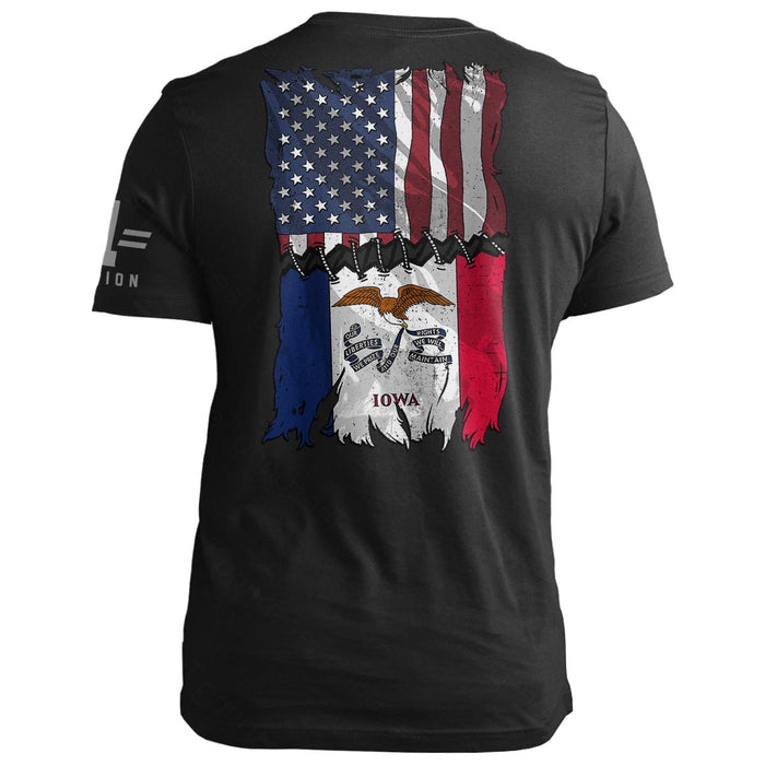 Iowa Stitch Flag USA