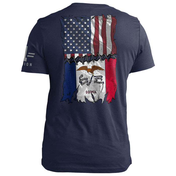 Iowa Stitch Flag USA