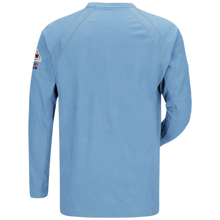 IQ SERIES COMFORT KNIT FR HENLEY - BL-Blue | Bulwark QT20