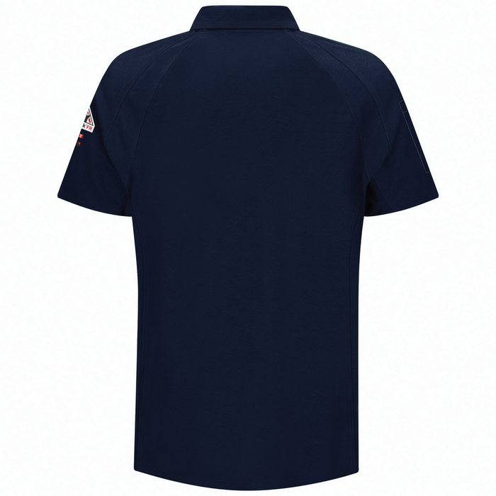 IQ SERIES COMFORT KNIT FR SHORT SLEEVE POLO - DB-Dark Blue | Bulwark QT10