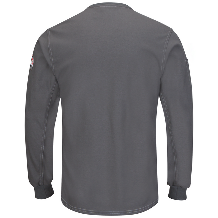 IQ SERIES COMFORT PLUS KNIT FR HENLEY - CH-Charcoal | Bulwark QT40