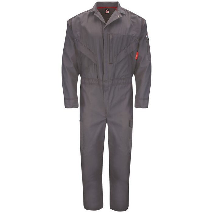 IQ SERIES ENDURANCE COLLECTION PREMIUM FR COVERALL - GY-Grey | Bulwark QC10