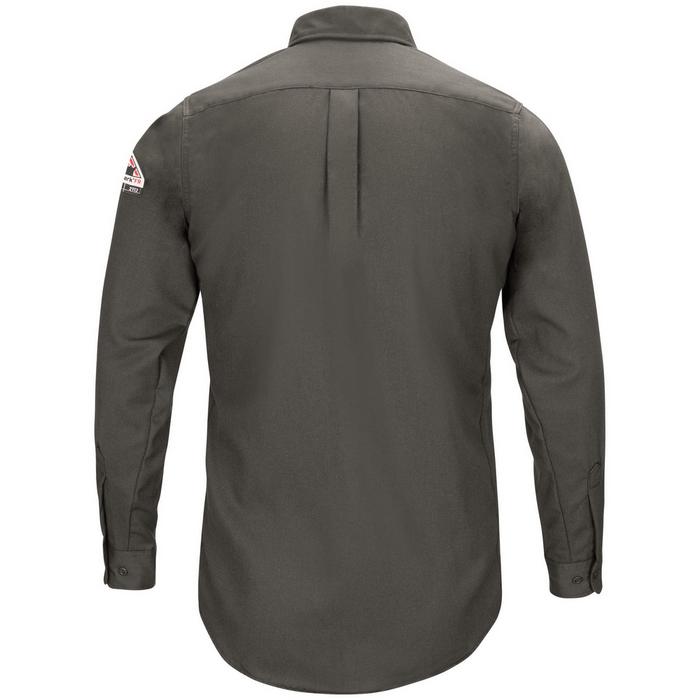IQ SERIES FR LIGHTWEIGHT COMFORT WOVEN LONG SLEEVE SHIRT - DG-Dark Grey | Bulwark QS50