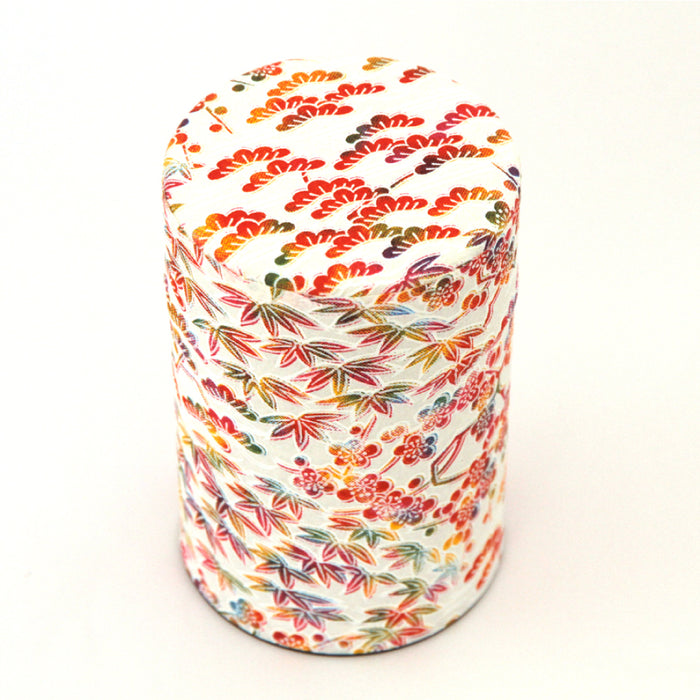Japanese Tea caddy [Colorful] Small