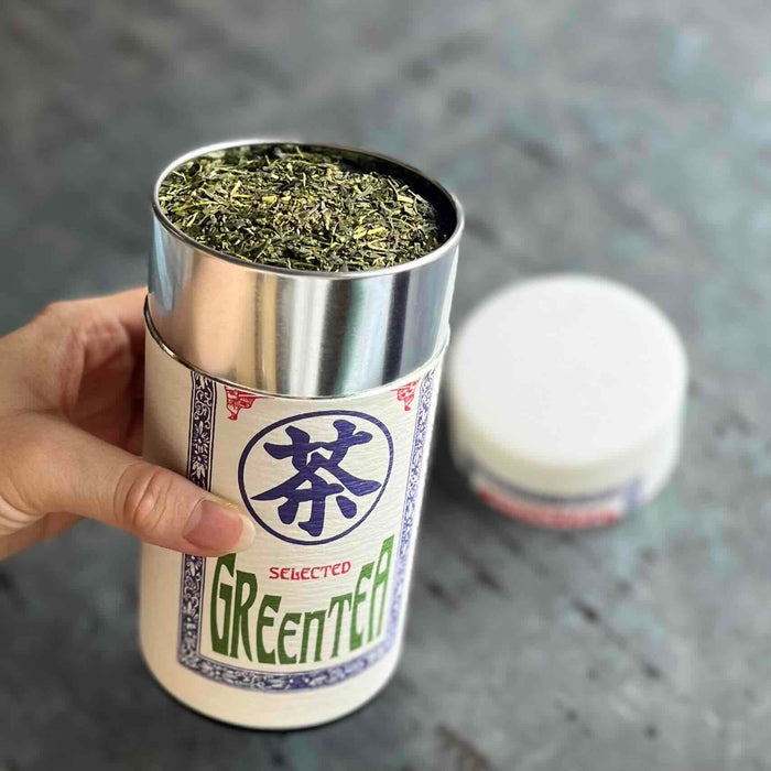 Japanese Tea Caddy [JAPAN TEA] Large