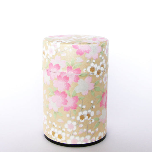 Japanese Tea caddy [Sakura] Small