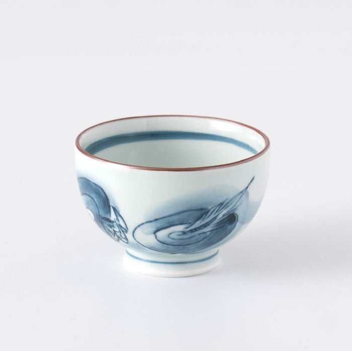 Japanese Yunomi Teacup - Dragon Motif (Small Size)