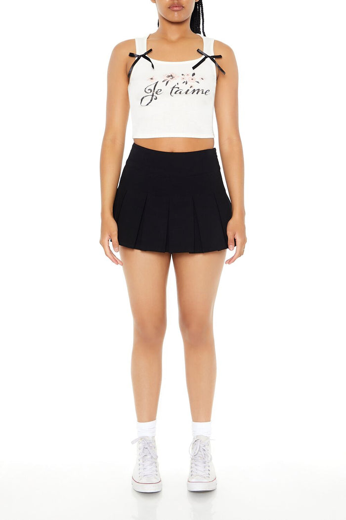 Je Taime Cropped Tank Top