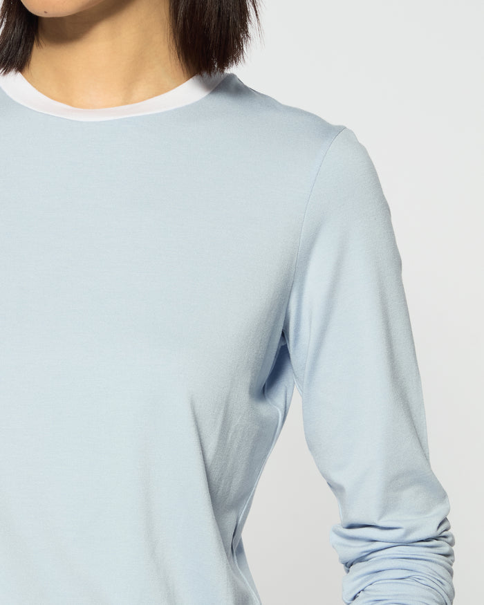 Jersey Long Sleeve T-Shirt - Pale Blue