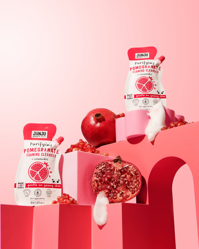Jiinju Purifying Pomegranate Foaming Cleanser