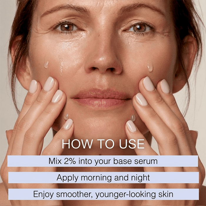 juveleven peptide serum booster from Skin Perfection can easily be added to any serum, moisturizer, lotion, or potion for smoother, younger-looking skin