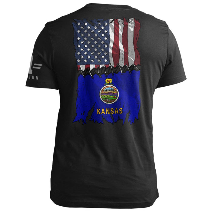Kansas Stitch Flag USA