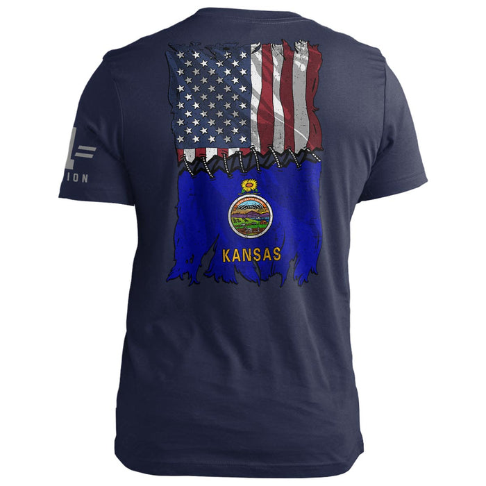 Kansas Stitch Flag USA