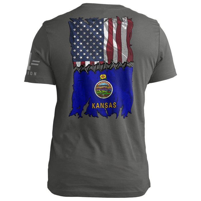 Kansas Stitch Flag USA