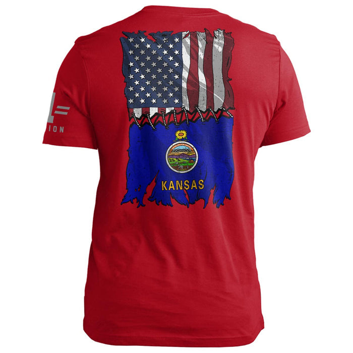 Kansas Stitch Flag USA
