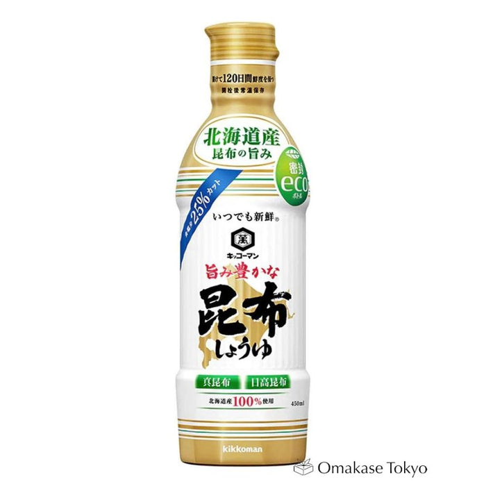Kikkoman Always Fresh Flavorful Kelp Soy Sauce 450ml