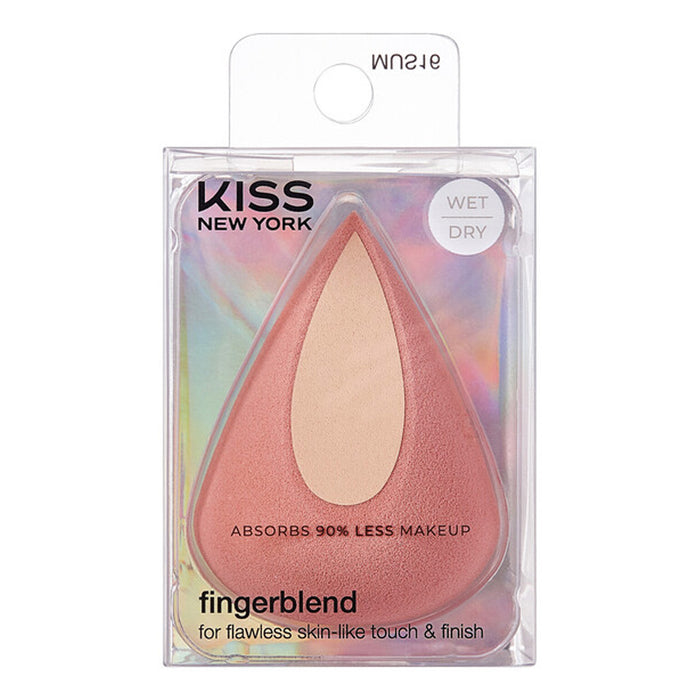 Kiss Finger Blend Sponge For Flawless Skin 2 cut