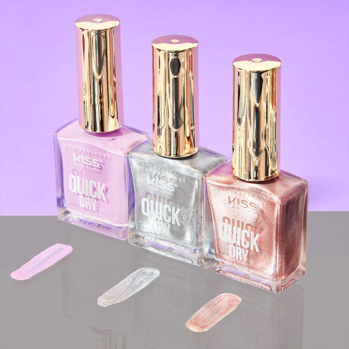 Kiss Quick Dry Nail Polish 0.44oz/ 13ml - ikatehouse