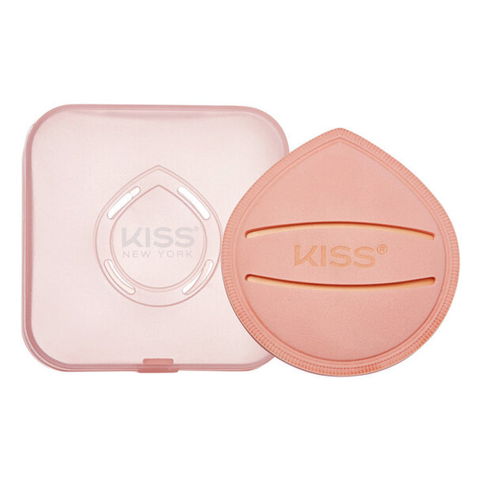 Kiss Soft & Lightweight Velvet Cloud Round Puff With Vent Case