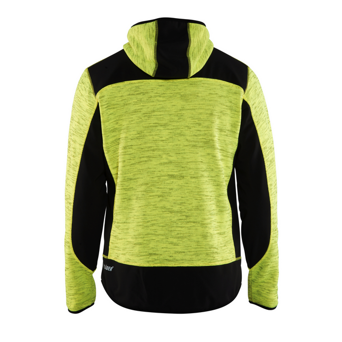 KNITTED ZIP FRONT JACKET - 3399-Yellow Black | Blaklader 49402117