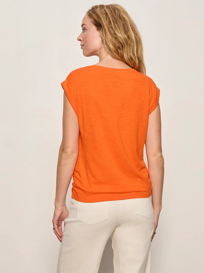 Knotted Muscle Tee | Hibiscus Orange