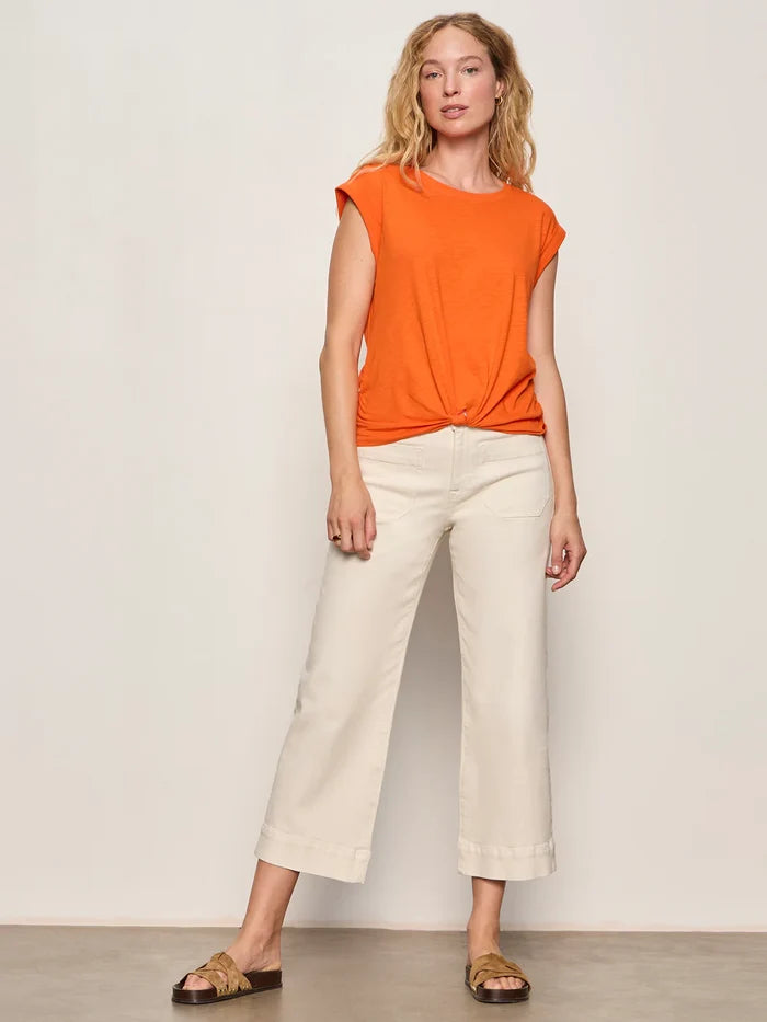 Knotted Muscle Tee | Hibiscus Orange