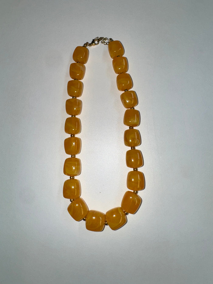 Koda Square Resin Bead Choker